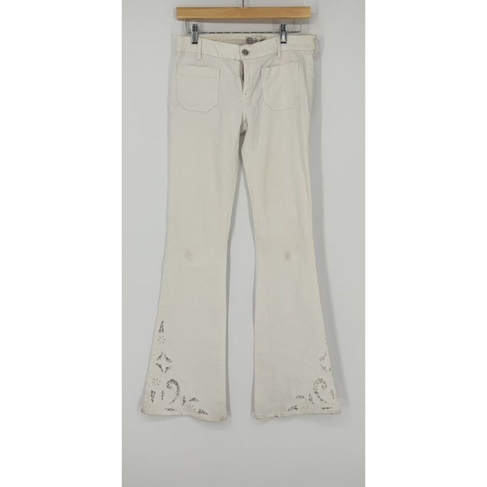 Seafarer Flared Embroidered Jeans
